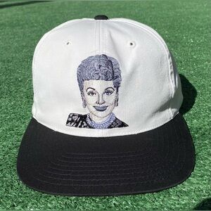 Vintage 1993 American Needle I Love Lucy Lucille Ball Embroidered Snapback Hat